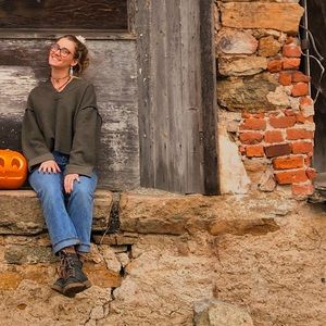 Jax inside out notch neck top